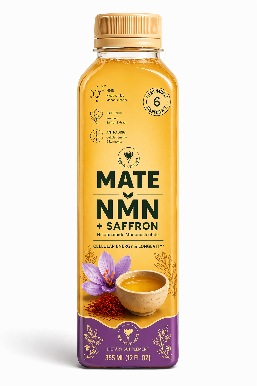 Mate + Saffron Tea