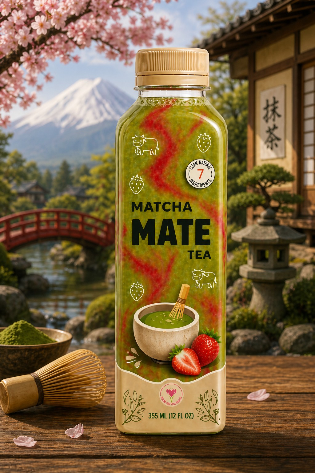 Strawberry Matcha